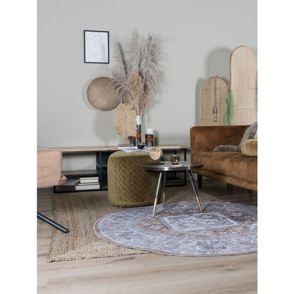 Rug Laria Brown 5 Round - ø120 cm