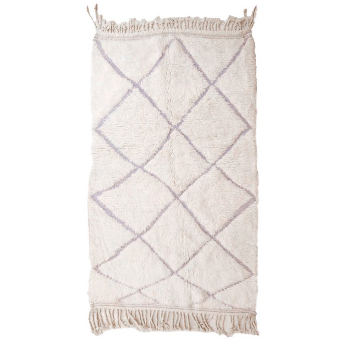 Pure wool Moroccan Berber rug 119 x 199 cm