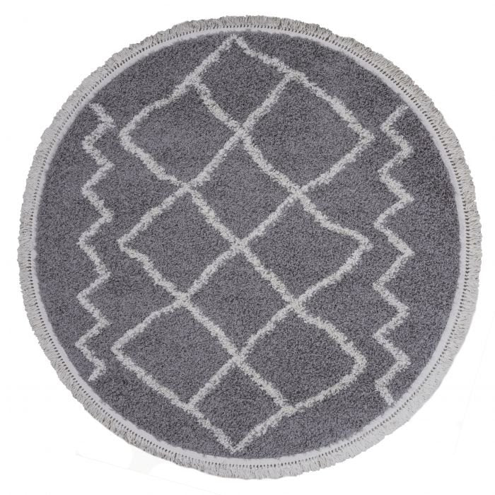 Rug Marrakesh Gray Round ø200 cm