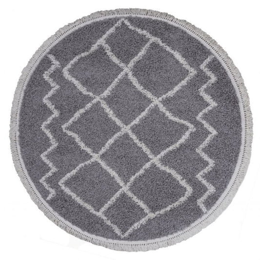 Rug Marrakesh Gray Round ø200 cm