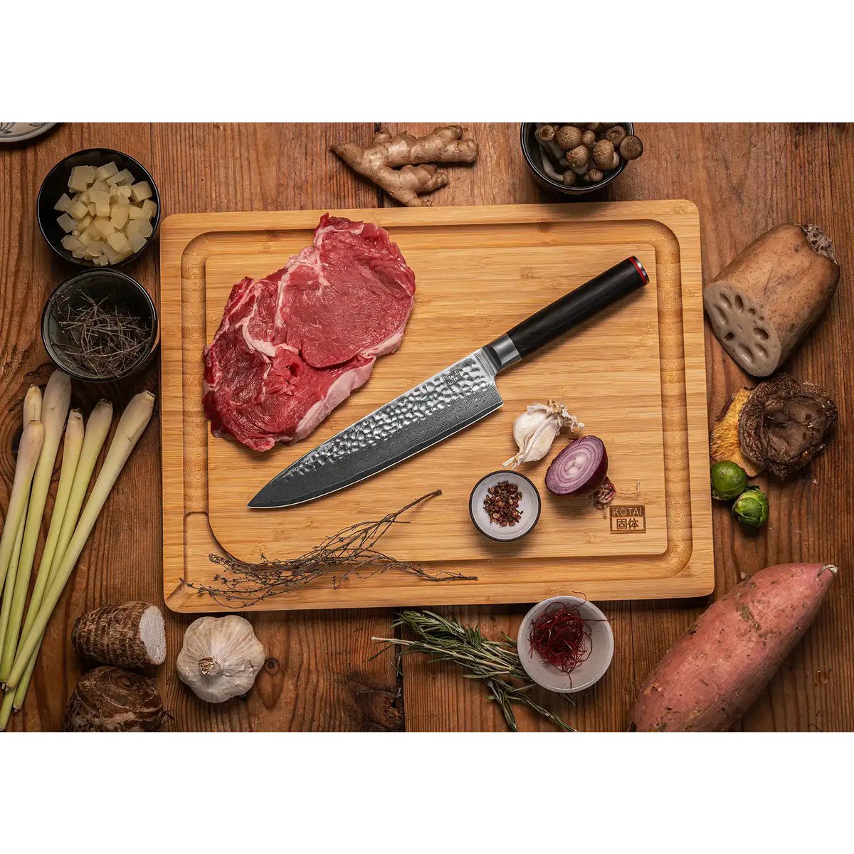 Gyuto Damascus Chef Knife