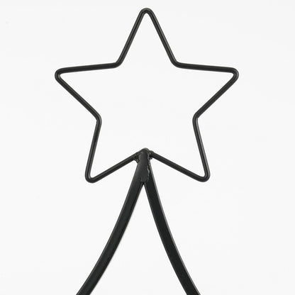 Decorative Christmas tree Black