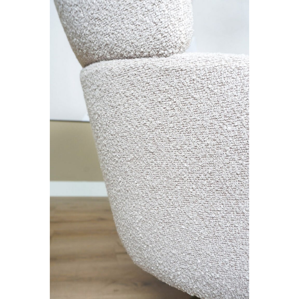 Dining room chair Chase - Bouclé - Naturel