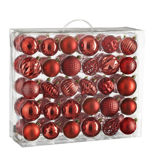 Christmas ball set Red
