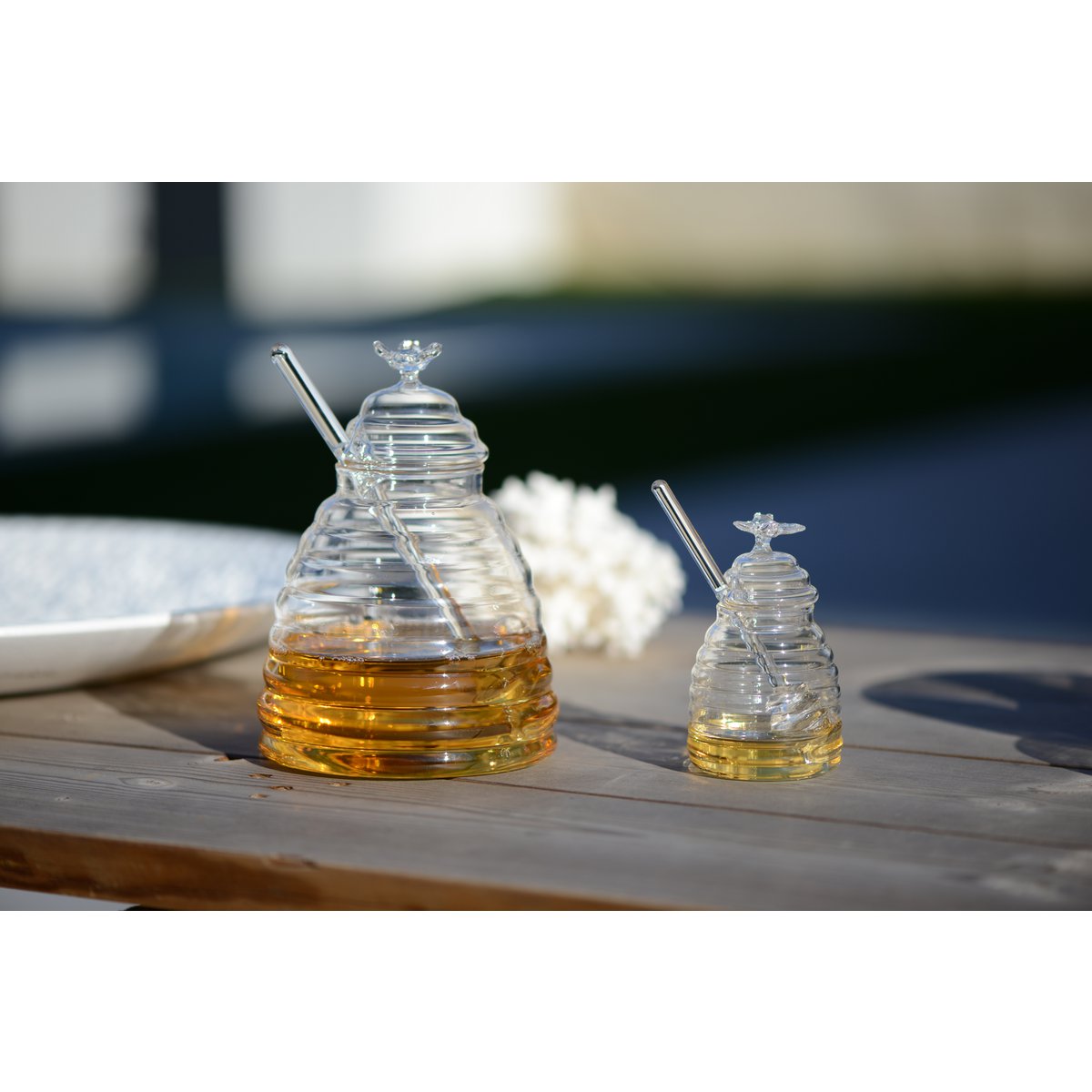 MINI HONEY POT WITH SPOON 110 ML