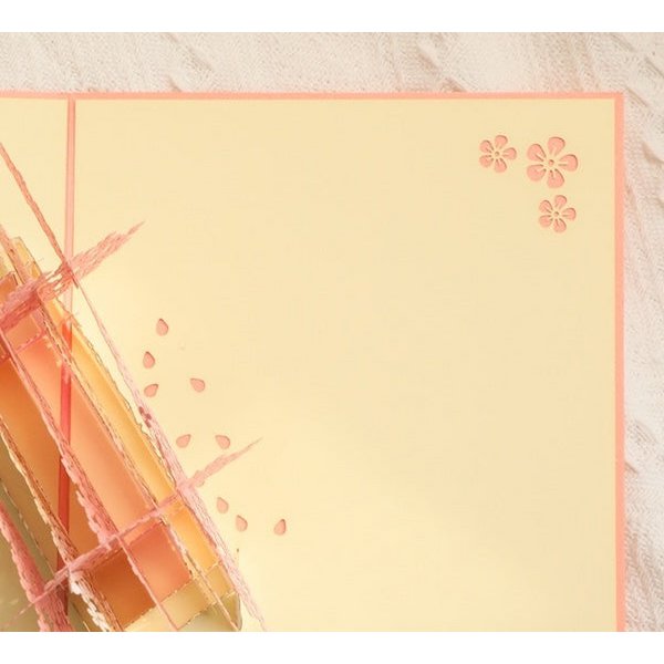 3D Gift Card-Cherry Blossom Romantic Gift Card