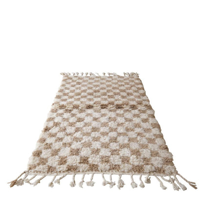 Pure wool Moroccan Berber rug 122 x 163 cm