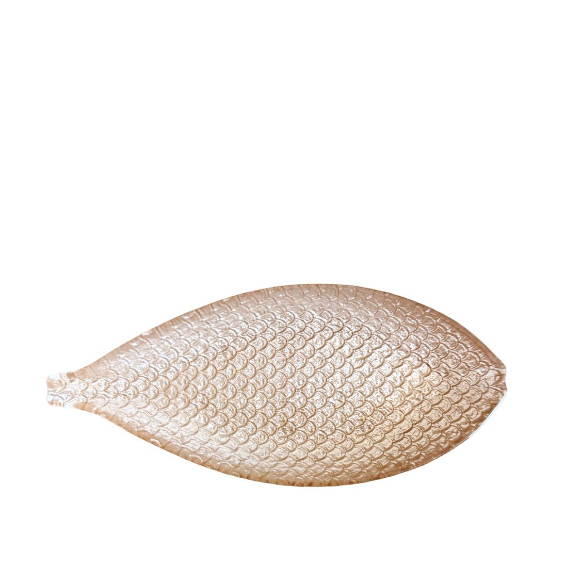 Golden fish dish 28x12x3.2cm