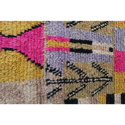 Pure Berber wool hallway rug 72 x 401 cm