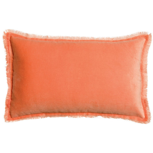 Coussin uni Fara Goyave 30 x 50