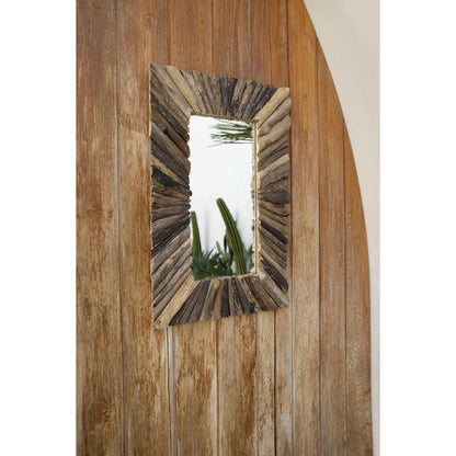 The Driftwood Framed Mirror - Natural - M