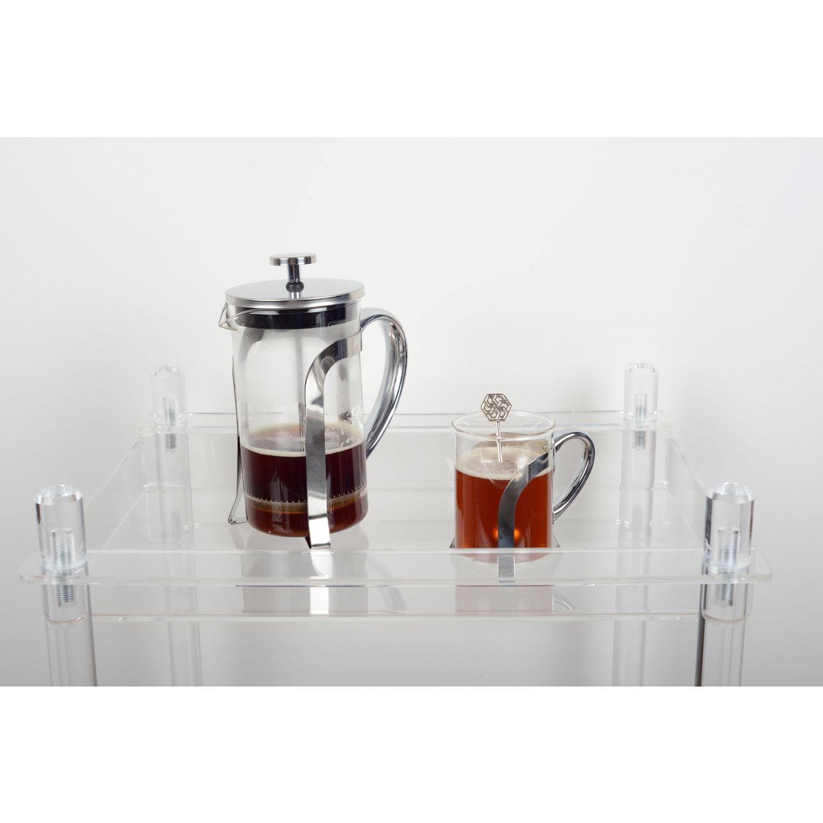 ARABESQUE SILVER TEASPOONS - SET OF 6