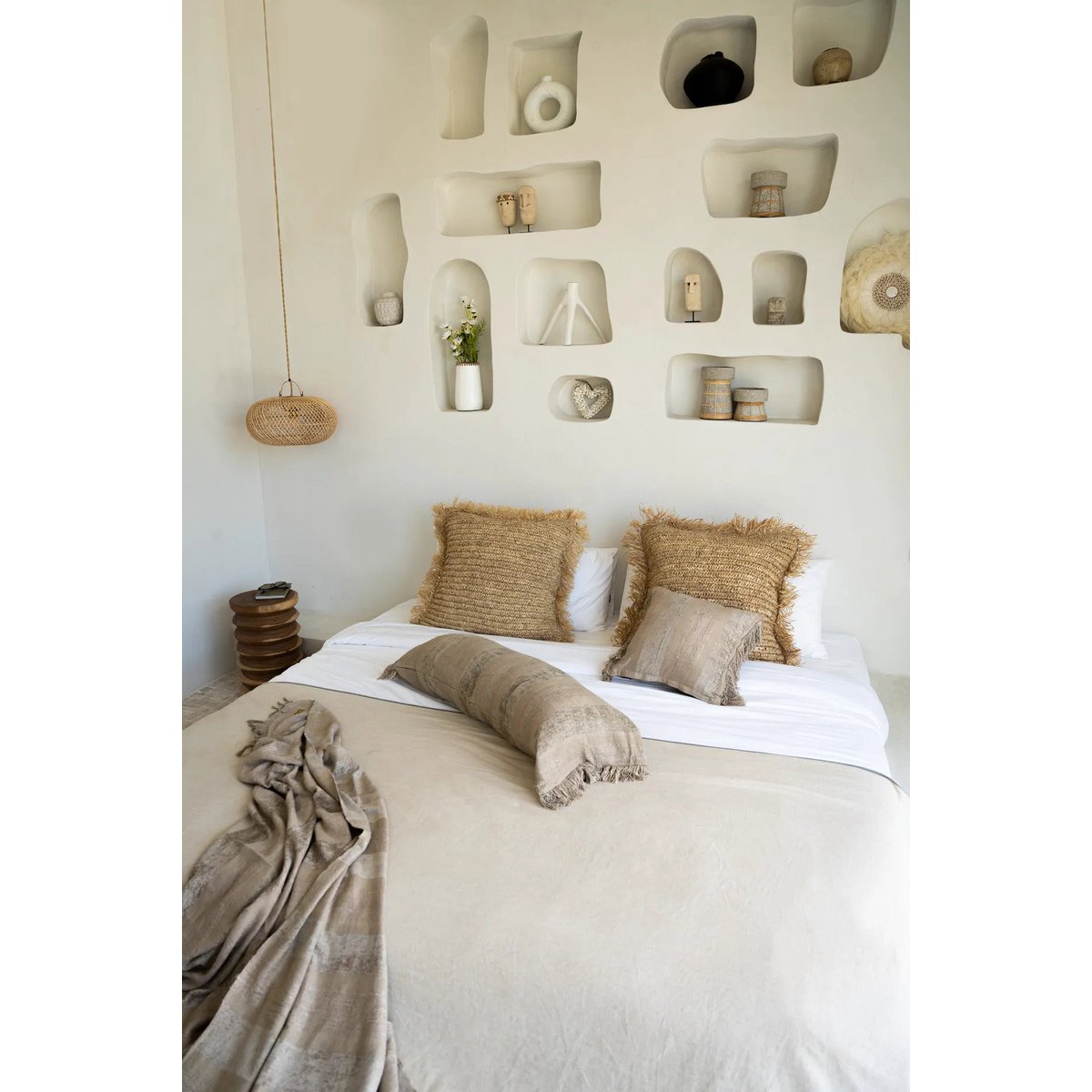 The Oh My Gee Cushion Cover - Concrete Velvet - 35x100