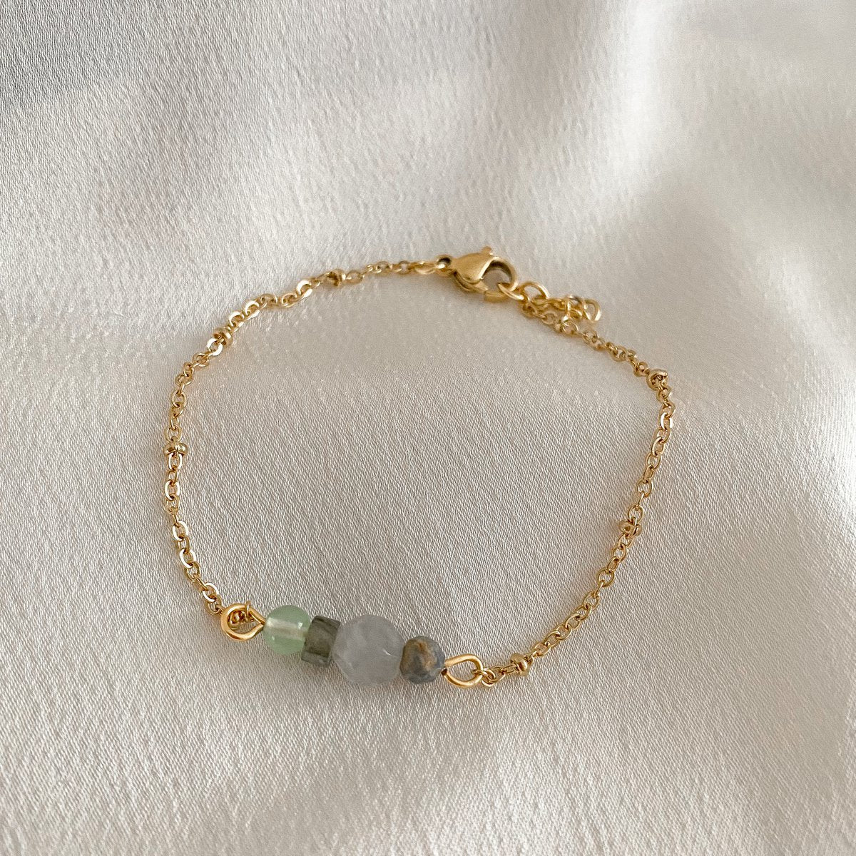 Gemstone Power Bracelet - Gold