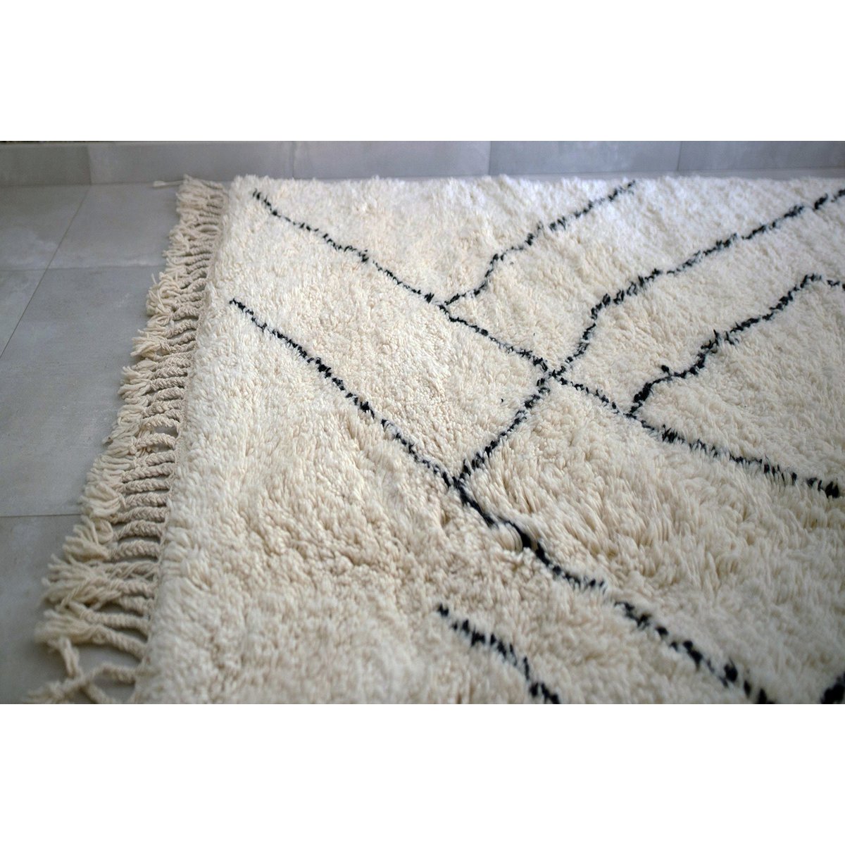 Tapis berbere authentique en laine Mamounia