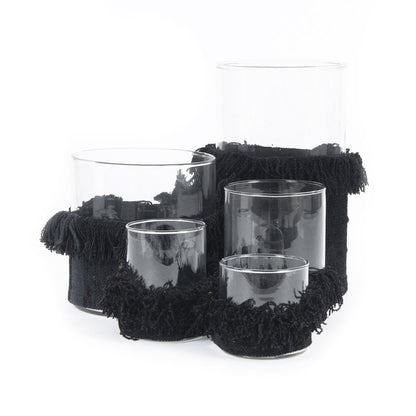 The Oh My Gee Candle Holder - Black Velvet - XL
