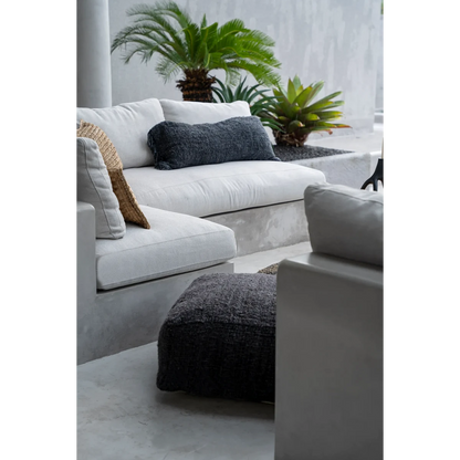 The Oh My Gee Cushion Cover - Black Navy - 35x100