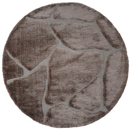 Rug Macy Brown Round Ø160 cm