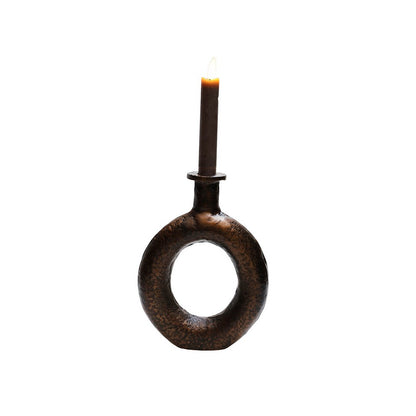 Candle holder - Rocha bronze