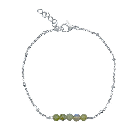 Armbandje Labradoriet - Zilver