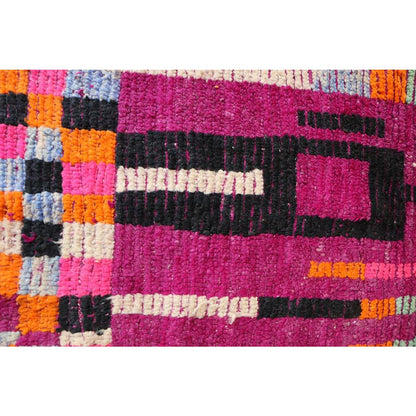 Pure wool Moroccan Berber hallway rug 75 x 768 cm