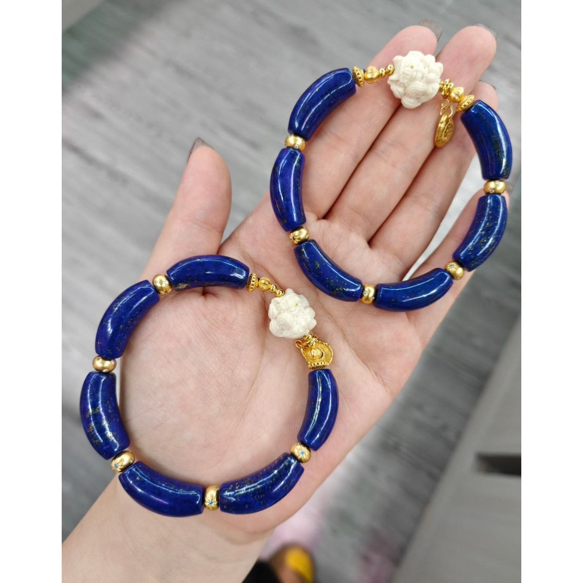 Imperial Lapis Lazuli Guardian Bracelet