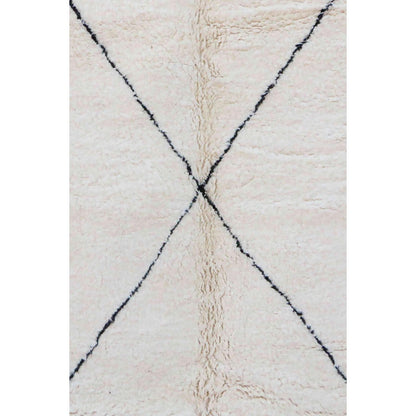 Pure wool Moroccan Berber rug 191 x 304 cm