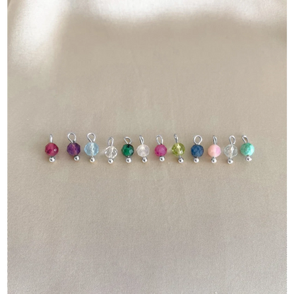 Birthstones Loose - Choose Month - Silver