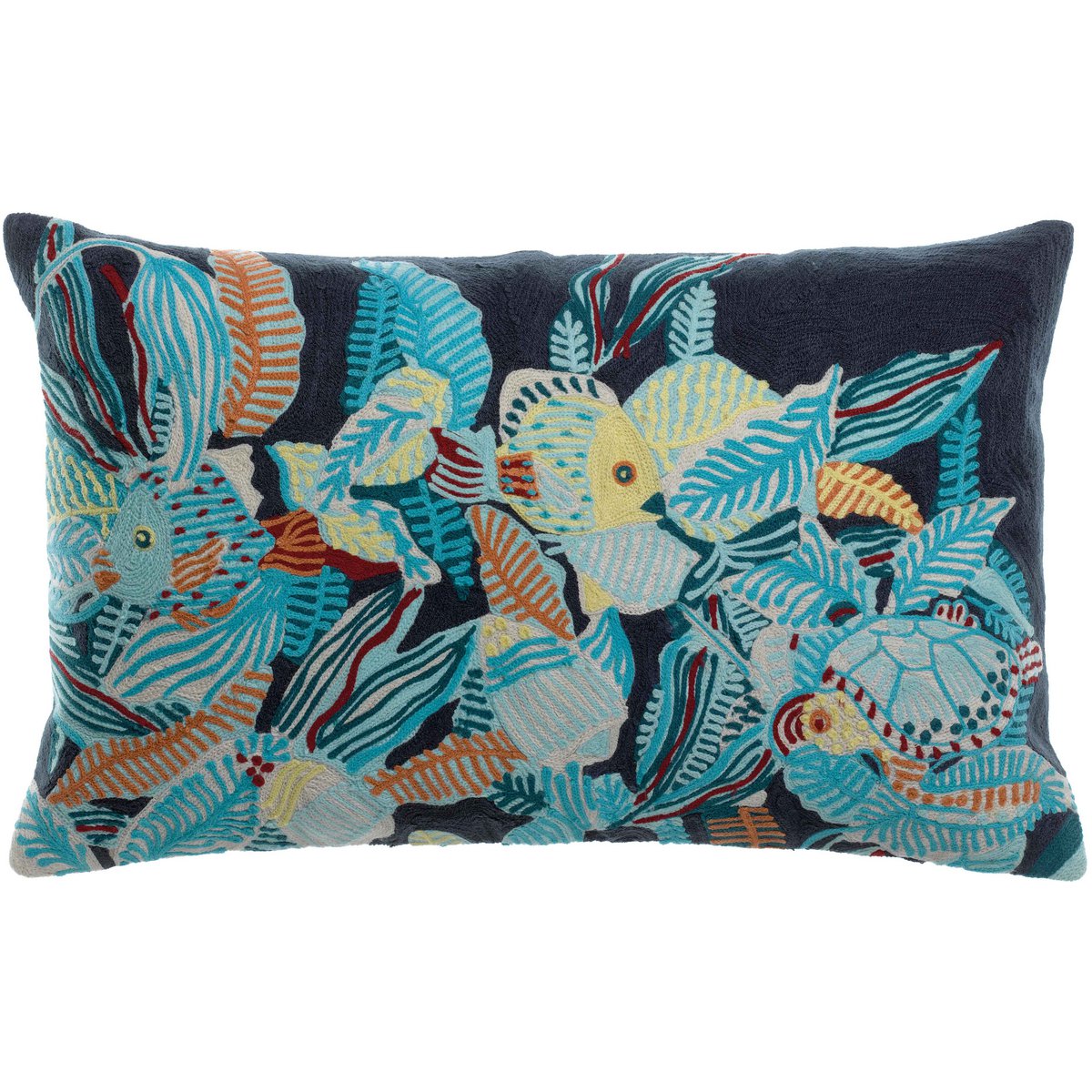 Dori Marine embroidered cushion 30 x 50