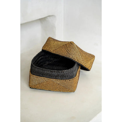 The Beaded Basket - Gold - L