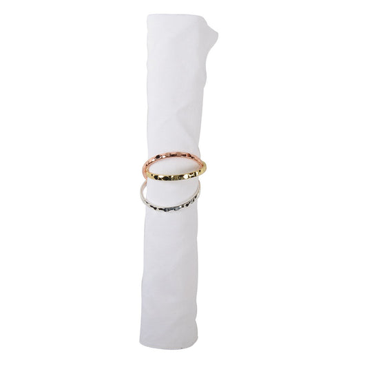 NAPKIN RING 3 STRIPS - SET OF 4