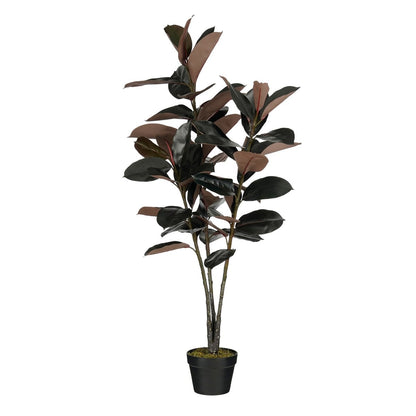 Artificial plant Rubber plant Red