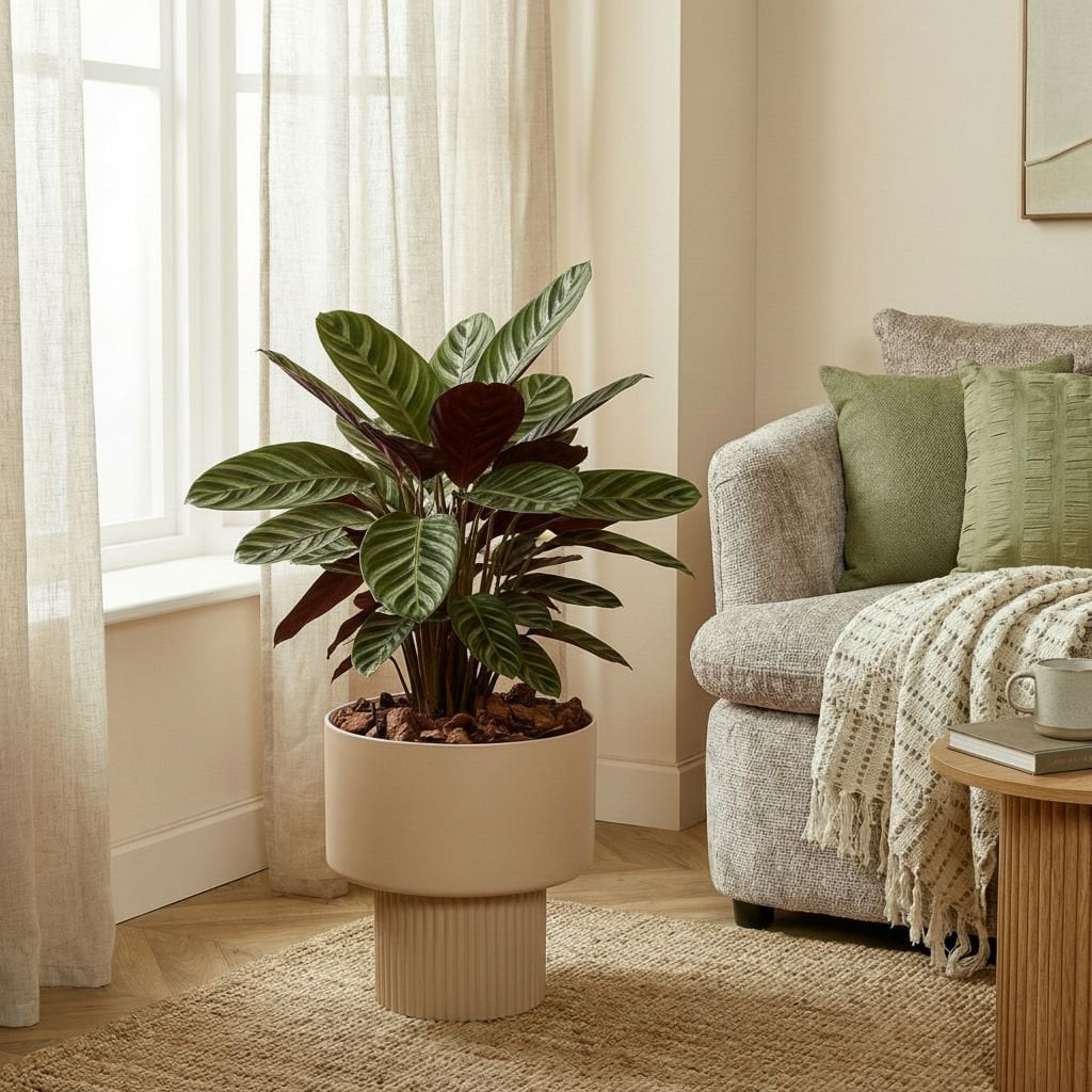 Flowerpot inside Lux Light brown