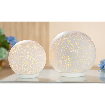 Porcelain lamp ball flower