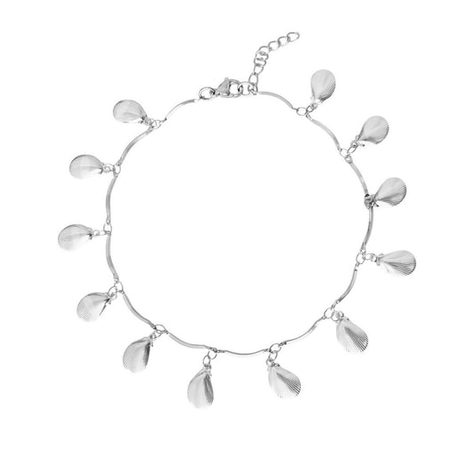 Shell hangers ankle strap - silver