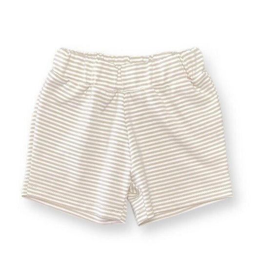 Shorts small stripes ivory