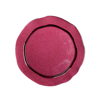 Fushia presentation plate