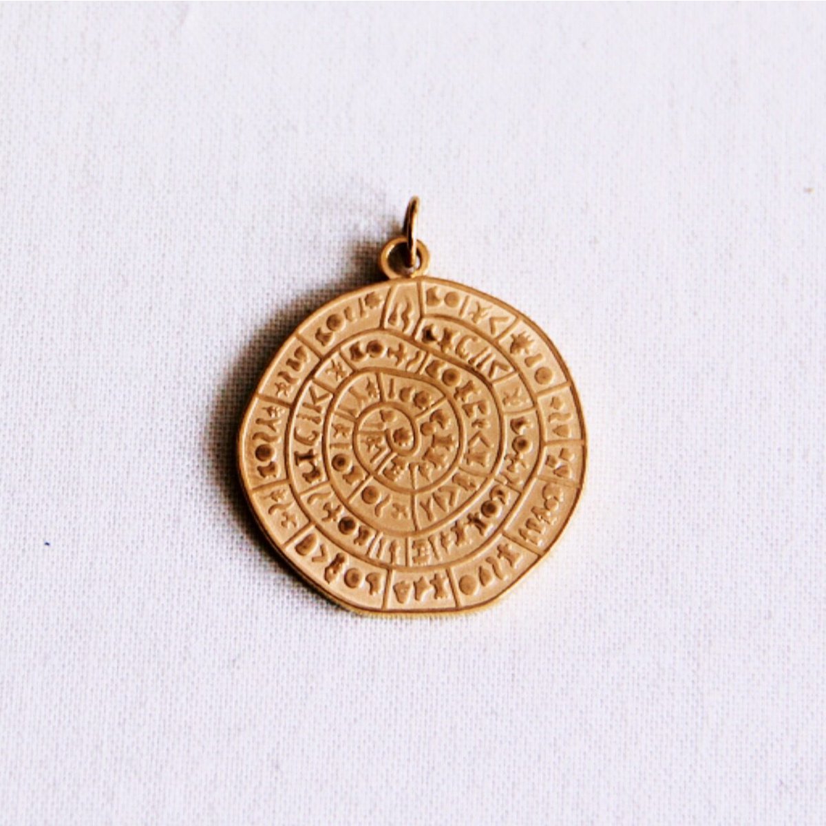 Coin XL charm (pendant for XL beaded necklace)