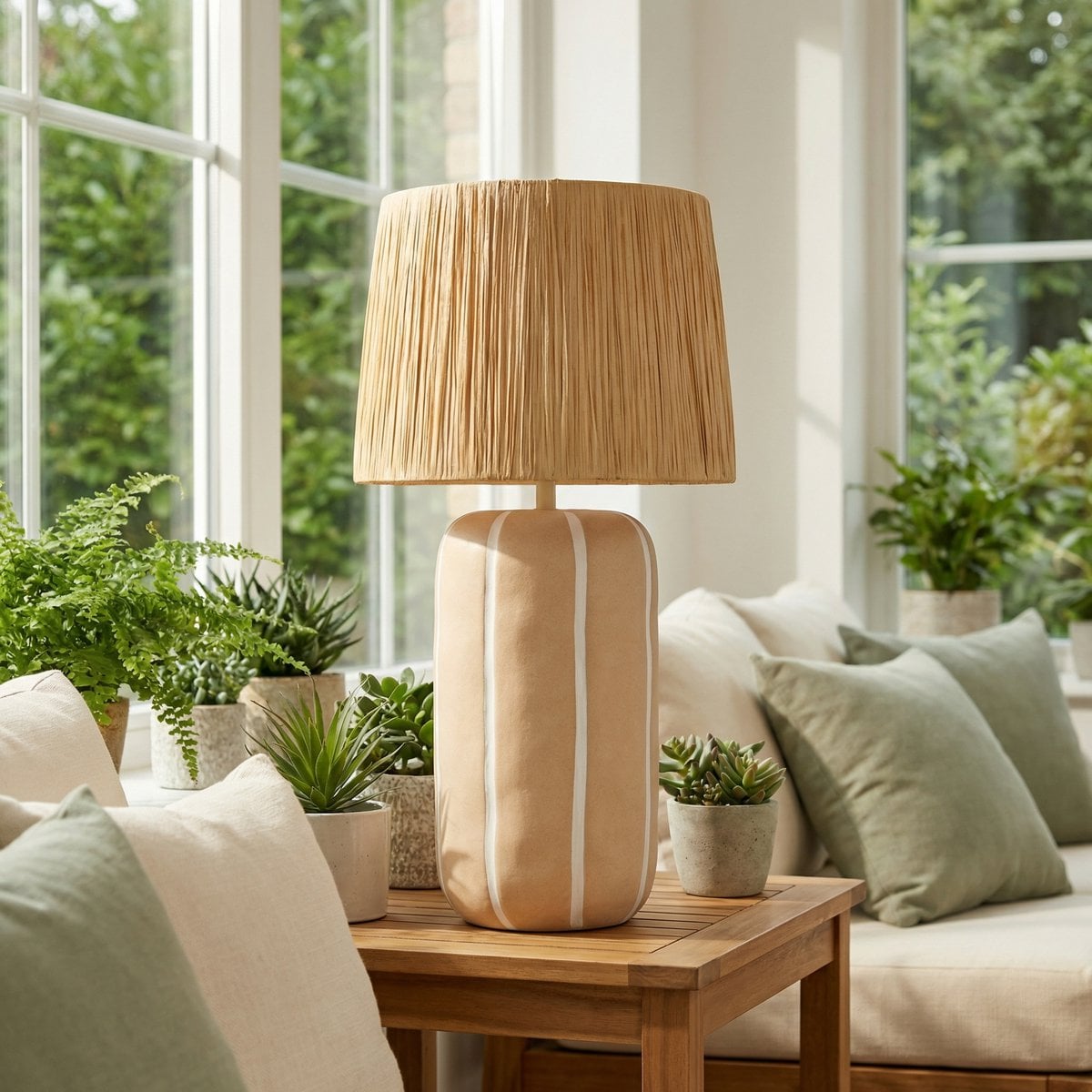 Denton Beige table lamp