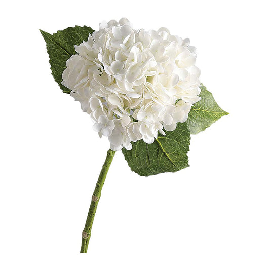 FLEUR DECORATIVE HORTENSIA BLANCHES H52CM