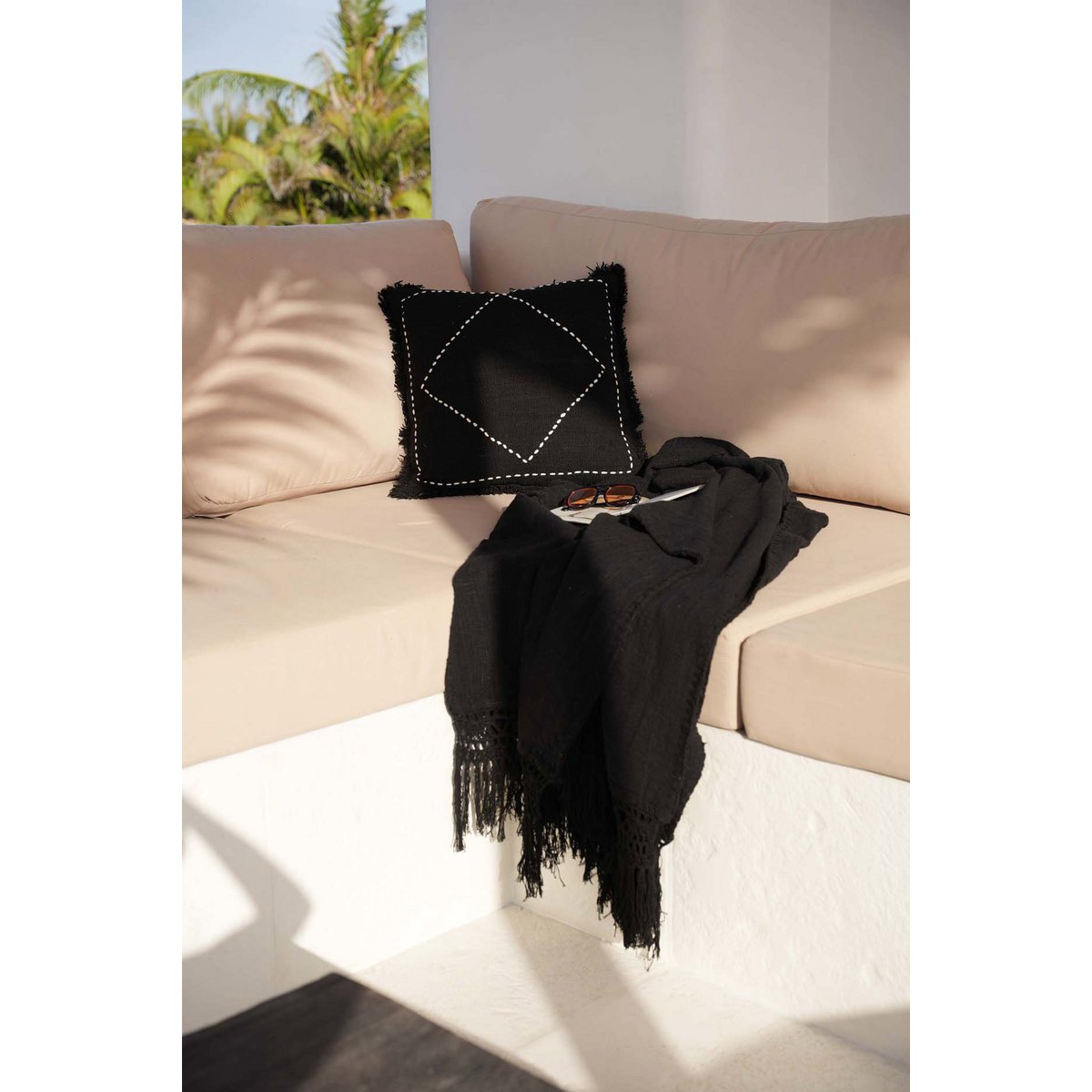 The Gypsy Bed Throw - Black