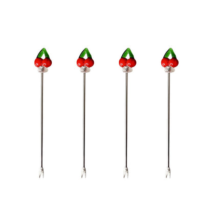 Cherry appetizer picks - set of 4