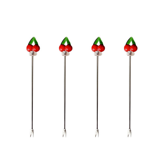 Cherry appetizer picks - set of 4