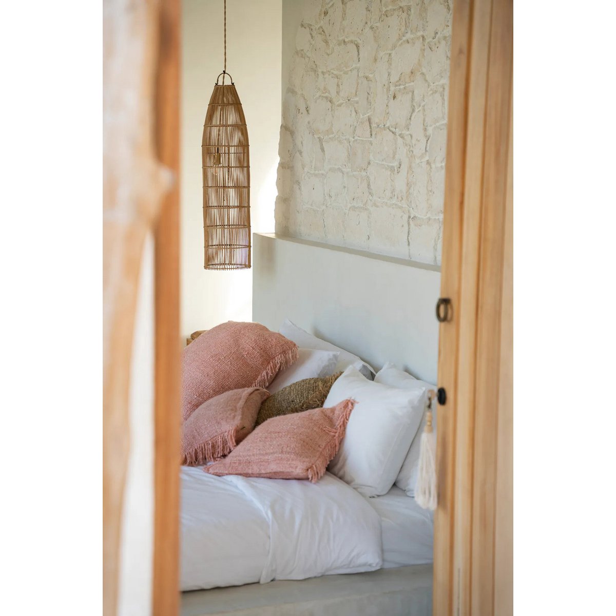 The Oh My Gee Cushion Cover - Salmon Pink - 40x40