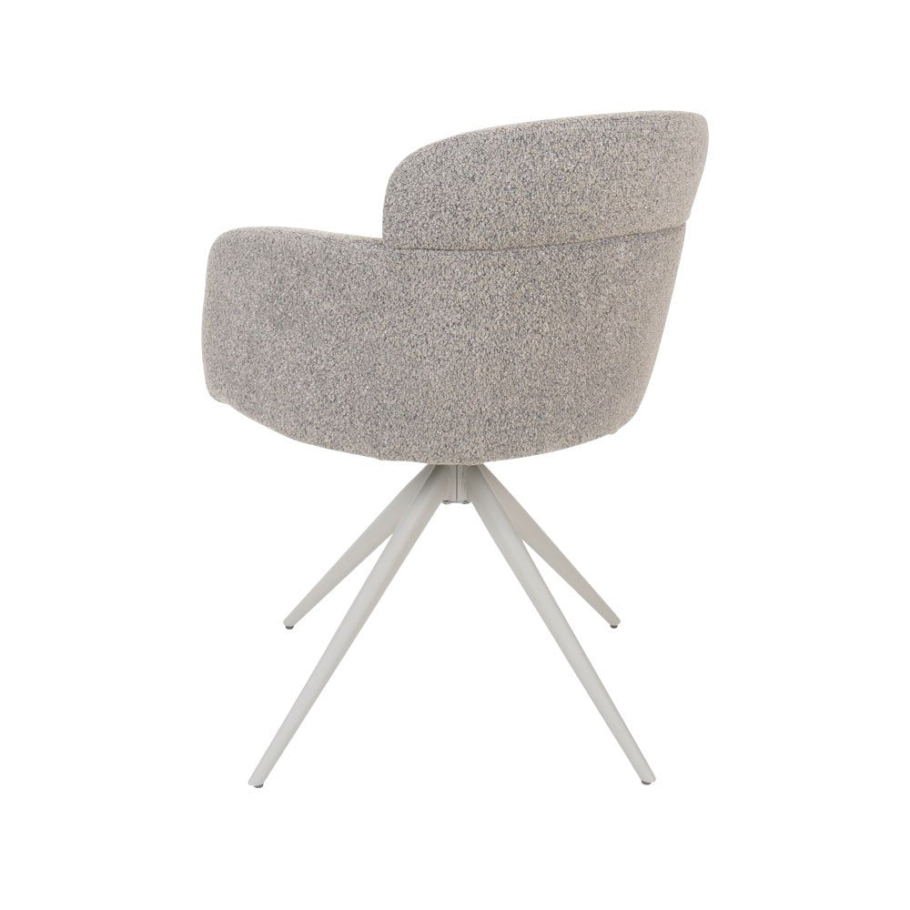 Dining room chair Chase - Bouclé - Brown