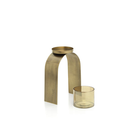 The Bow Glow T-light Holder - Gold - SET/2