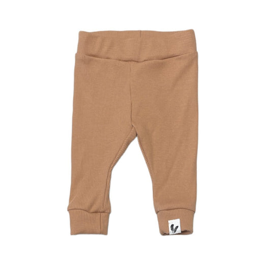 Newborn pants rib jersey peach