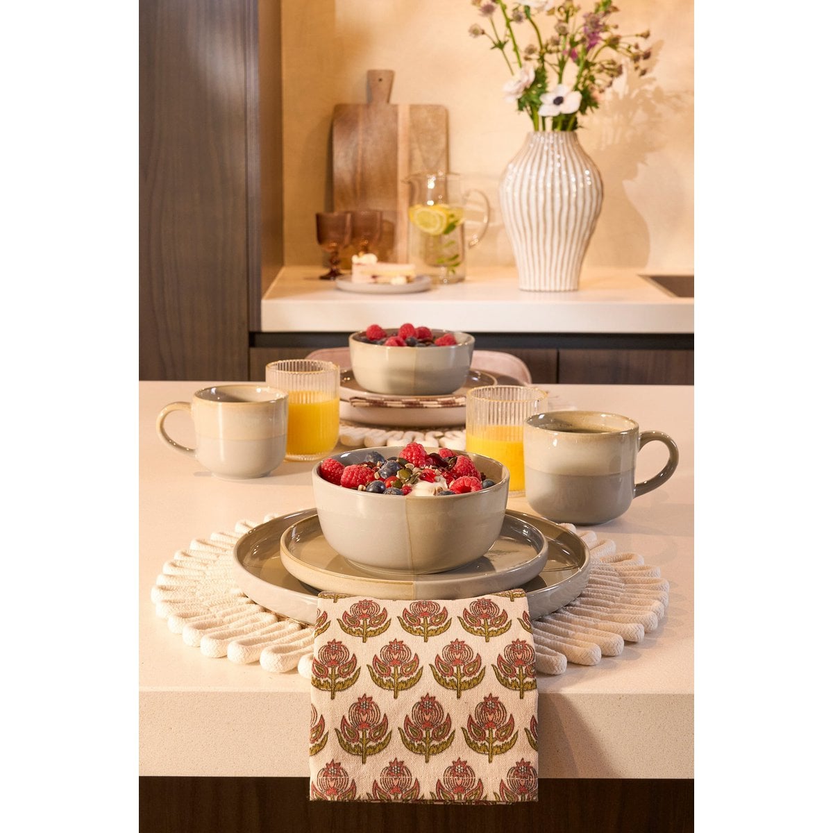 Crockery set Ozzu Gray