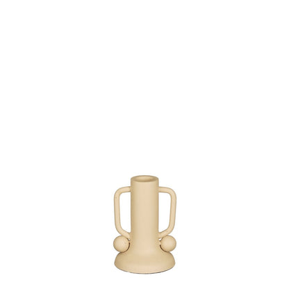 Candlestick Ula Beige