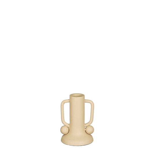 Candlestick Ula Beige